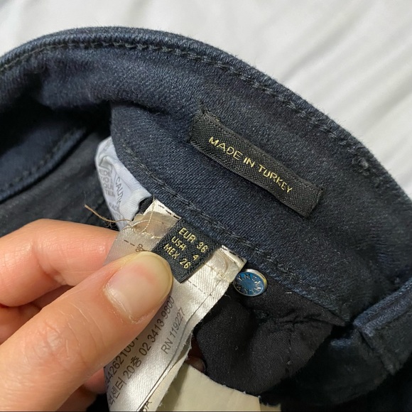 Massimo Dutti Dark Blue Indigo Skinny Jeans - Size 26 - Picture 12 of 14